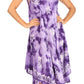 Sakkas Mara Women's Casual Sleeveless Tank Flare Midi Boho Batik Dress Cover-up