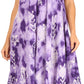 Sakkas Mara Women's Casual Sleeveless Tank Flare Midi Boho Batik Dress Cover-up