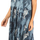 Sakkas Mara Women's Casual Sleeveless Tank Flare Midi Boho Batik Dress Cover-up