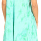Sakkas Mara Women's Casual Sleeveless Tank Flare Midi Boho Batik Dress Cover-up