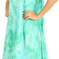 Sakkas Mara Women's Casual Sleeveless Tank Flare Midi Boho Batik Dress Cover-up