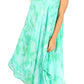 Sakkas Mara Women's Casual Sleeveless Tank Flare Midi Boho Batik Dress Cover-up
