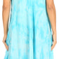 Sakkas Mara Women's Casual Sleeveless Tank Flare Midi Boho Batik Dress Cover-up