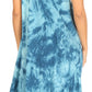Sakkas Mara Women's Casual Sleeveless Tank Flare Midi Boho Batik Dress Cover-up