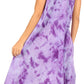 Sakkas Mara Women's Casual Sleeveless Tank Flare Midi Boho Batik Dress Cover-up