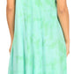 Sakkas Mara Women's Casual Sleeveless Tank Flare Midi Boho Batik Dress Cover-up
