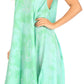 Sakkas Mara Women's Casual Sleeveless Tank Flare Midi Boho Batik Dress Cover-up