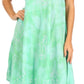 Sakkas Mara Women's Casual Sleeveless Tank Flare Midi Boho Batik Dress Cover-up