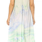 Sakkas Mara Women's Casual Sleeveless Tank Flare Midi Boho Batik Dress Cover-up