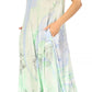 Sakkas Mara Women's Casual Sleeveless Tank Flare Midi Boho Batik Dress Cover-up