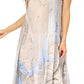 Sakkas Mara Women's Casual Sleeveless Tank Flare Midi Boho Batik Dress Cover-up