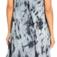 Sakkas Mara Women's Casual Sleeveless Tank Flare Midi Boho Batik Dress Cover-up