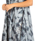 Sakkas Mara Women's Casual Sleeveless Tank Flare Midi Boho Batik Dress Cover-up