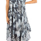 Sakkas Mara Women's Casual Sleeveless Tank Flare Midi Boho Batik Dress Cover-up