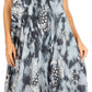 Sakkas Mara Women's Casual Sleeveless Tank Flare Midi Boho Batik Dress Cover-up