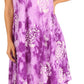 Sakkas Mara Women's Casual Sleeveless Tank Flare Midi Boho Batik Dress Cover-up