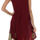 Sakkas Batik Peace Caftan Tank Dress / Cover Up