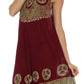 Sakkas Batik Peace Caftan Tank Dress / Cover Up