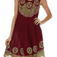 Sakkas Batik Peace Caftan Tank Dress / Cover Up