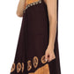 Sakkas Batik Peace Caftan Tank Dress / Cover Up