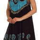 Sakkas Batik Peace Caftan Tank Dress / Cover Up