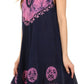 Sakkas Batik Peace Caftan Tank Dress / Cover Up