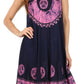 Sakkas Batik Peace Caftan Tank Dress / Cover Up