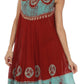 Sakkas Batik Peace Caftan Tank Dress / Cover Up