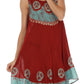 Sakkas Batik Peace Caftan Tank Dress / Cover Up