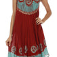 Sakkas Batik Peace Caftan Tank Dress / Cover Up