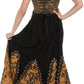 Sakkas Batik Print Embroidered Sleeveless Smocked Tube Top Long Dress