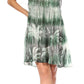 Sakkas Marta Women's Casual Summer Tie Dye Flowy Boho Maxi Sleeveless Dress Loose