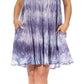 Sakkas Marta Women's Casual Summer Tie Dye Flowy Boho Maxi Sleeveless Dress Loose