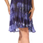 Sakkas Marta Women's Casual Summer Tie Dye Flowy Boho Maxi Sleeveless Dress Loose