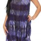 Sakkas Marta Women's Casual Summer Tie Dye Flowy Boho Maxi Sleeveless Dress Loose