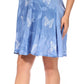 Sakkas Marta Women's Casual Summer Tie Dye Flowy Boho Maxi Sleeveless Dress Loose