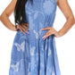 Sakkas Marta Women's Casual Summer Tie Dye Flowy Boho Maxi Sleeveless Dress Loose