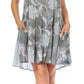 Sakkas Marta Women's Casual Summer Tie Dye Flowy Boho Maxi Sleeveless Dress Loose