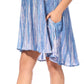 Sakkas Marta Women's Casual Summer Tie Dye Flowy Boho Maxi Sleeveless Dress Loose