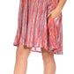 Sakkas Marta Women's Casual Summer Tie Dye Flowy Boho Maxi Sleeveless Dress Loose