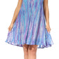 Sakkas Marta Women's Casual Summer Tie Dye Flowy Boho Maxi Sleeveless Dress Loose