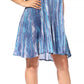 Sakkas Marta Women's Casual Summer Tie Dye Flowy Boho Maxi Sleeveless Dress Loose