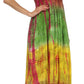 Sakkas Athena Multi-Color Tie Dye Smocked Dress