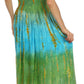Sakkas Athena Multi-Color Tie Dye Smocked Dress