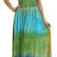 Sakkas Athena Multi-Color Tie Dye Smocked Dress