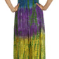 Sakkas Athena Multi-Color Tie Dye Smocked Dress