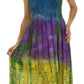 Sakkas Athena Multi-Color Tie Dye Smocked Dress