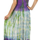 Sakkas Athena Multi-Color Tie Dye Smocked Dress