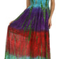 Sakkas Athena Multi-Color Tie Dye Smocked Dress