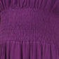 Sakkas Cotton Crepe Smocked Peasant Gypsy Boho Renaissance Mid Length Dress
